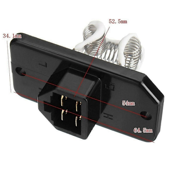 2X Varmeblæsermotor Blæsermodstand kompatibel med MG F/TF MGF 1995-2011 JGM100110 515088