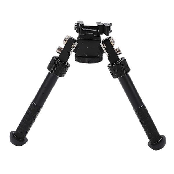 Svart Jakt Bipod - Justerbar Lutning med 360 Graders Rotation (V8 Modell)-B15