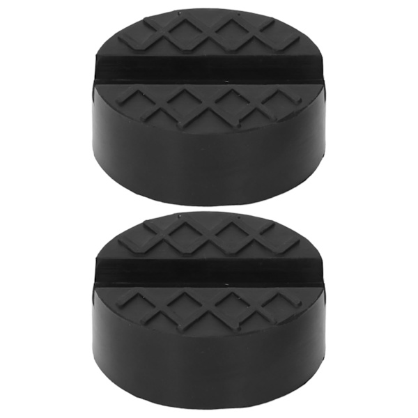 2 st Gummi Jack Pad Bra anpassningsförmåga Universal slitsad Jacking Lift Puck Återanvändbar Jack Pad Adapter