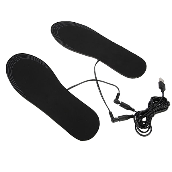 Unisex elektriske oppvarmede innleggssåler Varme skoinnsatser for sko Boot Hold Warm Skopute （35-39）