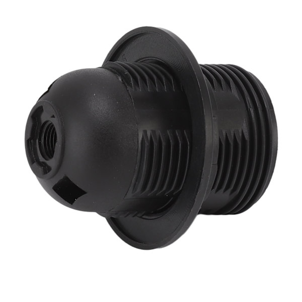 10 stk. E27 lysbase fatning kobberkerne høj temperatur modstand E27 lysholder base med lampe ærme til DIY sort