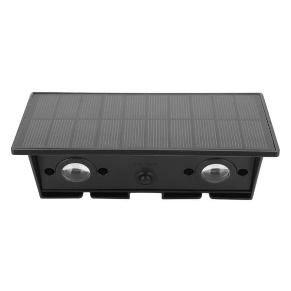 Solar Up Down Væglamper 4 LED Varmt Lys 1500mAh IP54 Intelligent Lysstyring Udendørs Sollyssensorlampe til Gårdhave