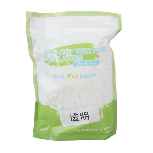 17.6oz Wax Beads Matte Texture Strong Viscosity Hard Pearl Bean Low Temperature Waxing for Women Men Female Male Transparent