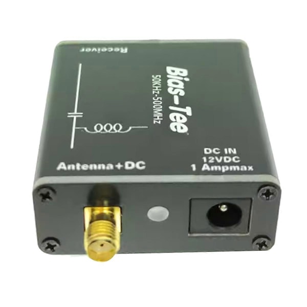 För HFDYLoop HFDY Loop Antenn Matning Bias Tee 50KHz-500MHz RF DC