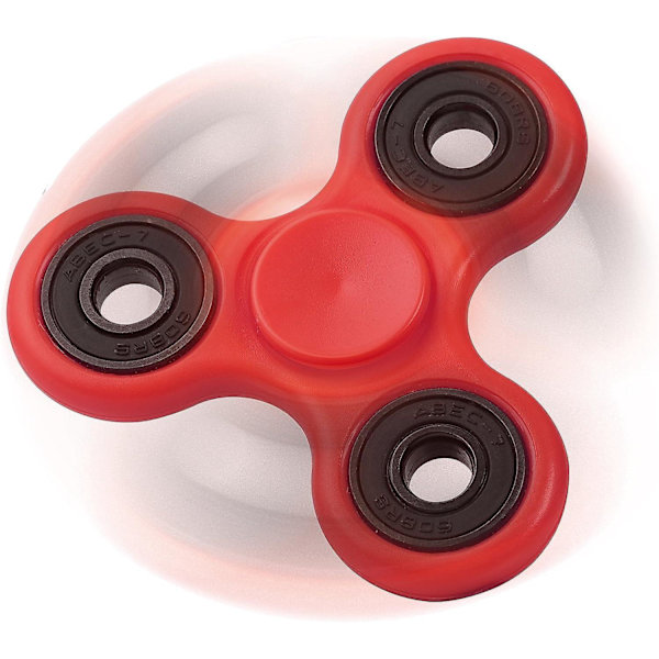 Tri-finger mässing fidget spinner leksak med hållbart lager i rostfritt stål för höghastighetssnurr