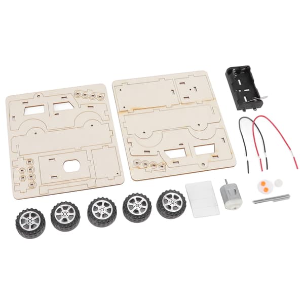 Elektriske Model Byggebiler DIY Konstruktionsbiler Legetøj Træ Mekaniske Modelbiler Sæt DIY STEM Legetøj