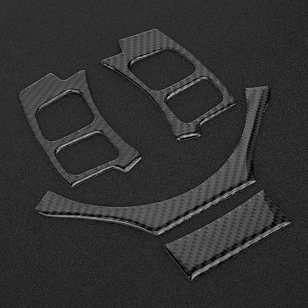4 st/set kolfiber rattkåpa bilmontering passar för LEXUS IS250 IS300 IS350 2014-2018 Typ C