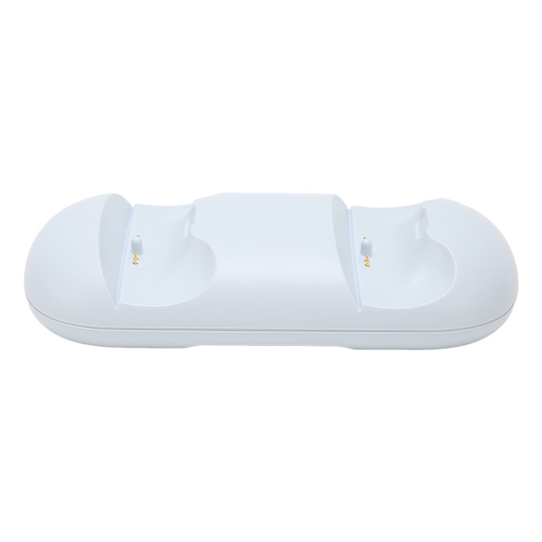 Controller-ladestation hurtig opladning LED-indikator Multi-beskyttelse Dobbelt opladningsdock til PS5 Hvid
