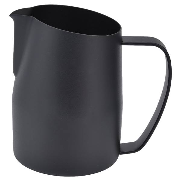 Fortykket melkeskummende kanne spiss tut Skummekopp 450 ml med skrå topp PTFE-belegg for kaffemaskin CafeBlack