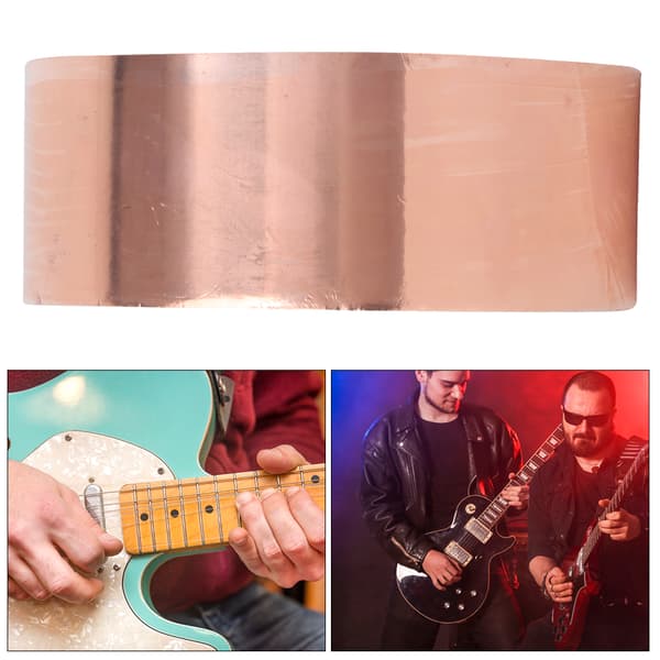 Kopparfolietejp Enkelledare Skärmning Ledande för Elgitarr EMI-skärmning (30 meter)