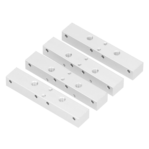 4 stk aluminium varmeblokk 2-dyser hals fast sete 3D-skriver tilbehør for Makerbot MK8