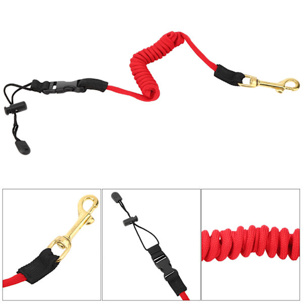 Sikkerhet Kajakk Båt Padle Leash Robåt Elastisk Snor Snor Snøre Tau Kajakk tilbehør