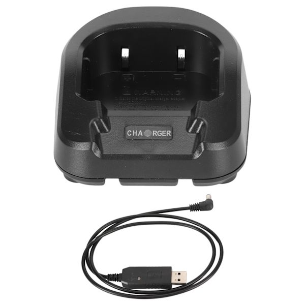 2-suuntainen radioakkulaturi USB kaapelipöytälaturi merkkivalolla BAOFENG UV 82 UV 82HP UV 82L -sarjalle