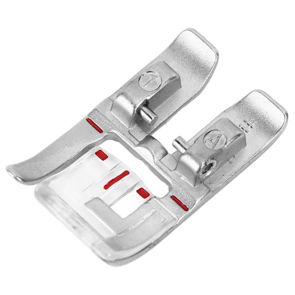 Til Pfaff syning Trykfod Klart design 3,2x1,9 cm Udskiftelig rustfrit stål materiale Symaskine Quiltefod