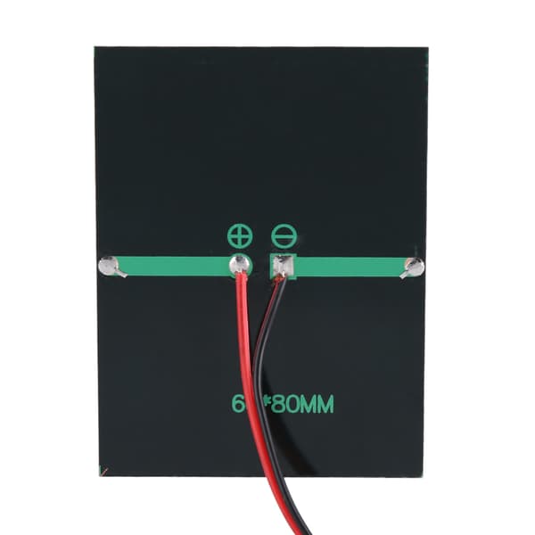 2 stk 0,65W 1,5V Mini Bærbart Solcellepanel DIY Strømmodul Batterilader