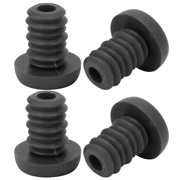ZTTO Sykkelstyrehåndtak Grips Bar Ends Skrueplugger Polyester Gummi Sykkel Sykling Tilbehør Svart