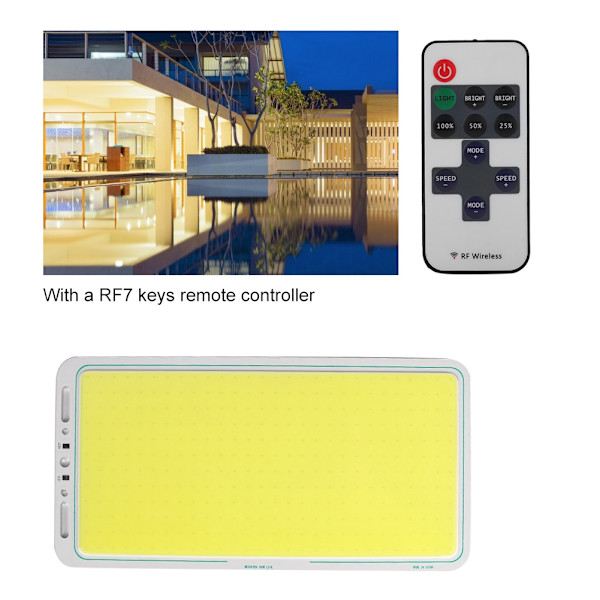12-14V 70W dæmpbar COB LED-lampe belysningsplade til husarbejde bilbelysning (koldt hvidt)