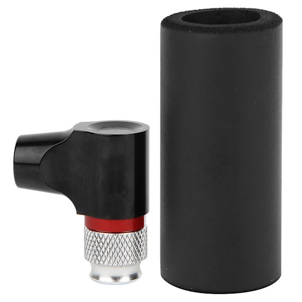 Aluminiumlegering Svart Cykel CO2-däckpump Schrader/Presta-ventil Universal Bärbar Cykelpump Cykelutrustning