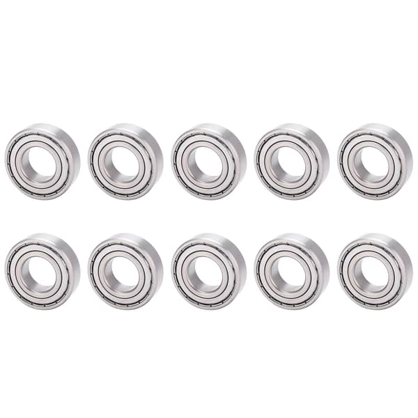 10 stk. Miniature kuglelejer rustfrit stål højhastighedsudstyr dele S6205ZZ 52x25x15mm