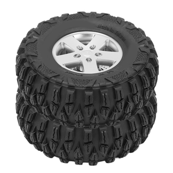 2 st RC-däck 2,2 tum RC Crawler Gummidäck Dia 125 mm/4,9 tum för TRX4 Hsp Axial Scx10 D90 RC-bil