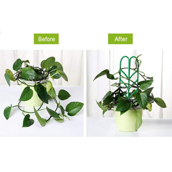 Hagestativ Klatreplanter Støtte DIY Plaststativ for Potteplanter
