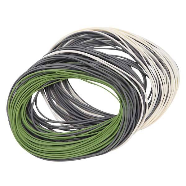3 Farger Gress Grønn/Grå Lilla/Elfenben PVC Nylon Vekt Forover Flytende Fluefiske HovedlinjeDT5F
