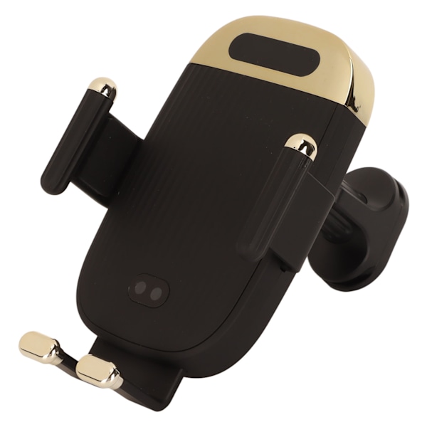 Trådløs bil lader rask lading infrarød sensor telefon holder montering for bil luftventil svart 15W