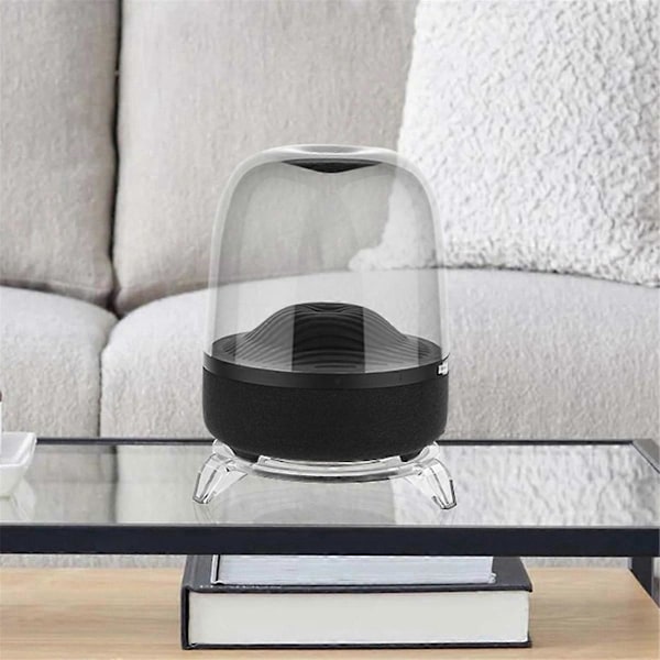 Skrivebordshøyttalerstativ for Harman Kardon Aura Studio 3/4 Gen Stativ Transparent