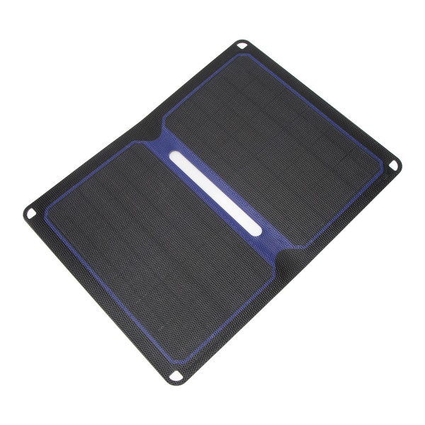 Hopfällbar solpanel 14W med hög effektivitet, energibesparande, vattentät, bärbar, mono solpanel laddare för utomhusbruk