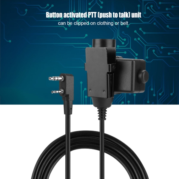 Z Taktisk brusreducerande headset U94 PTT-kabel för BAOFENG UV5R