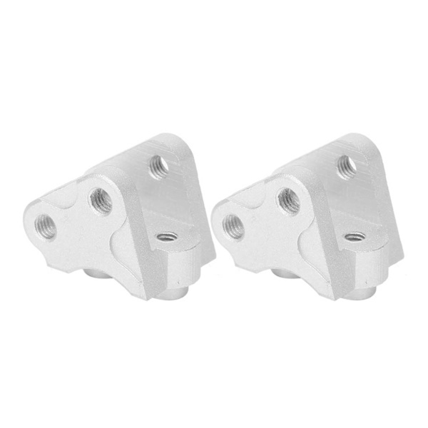 2 stk. Forreste Bageste Nedre Støddæmperforbindelse Link Mount Passer til SCX10-II AXIAL RC Bil Sølv