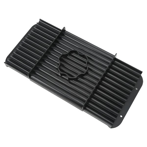 Rullplatta för bete, ABS-plast, svart, bärbar, lätt, fiskebete, rullbräda för utomhusbruk, 14 mm/0,56 tum