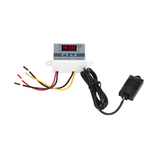 Digital fuktighetskontrollmodul LED hygrometersensor kontrollbryter 0~99% RH XHW3005 24V