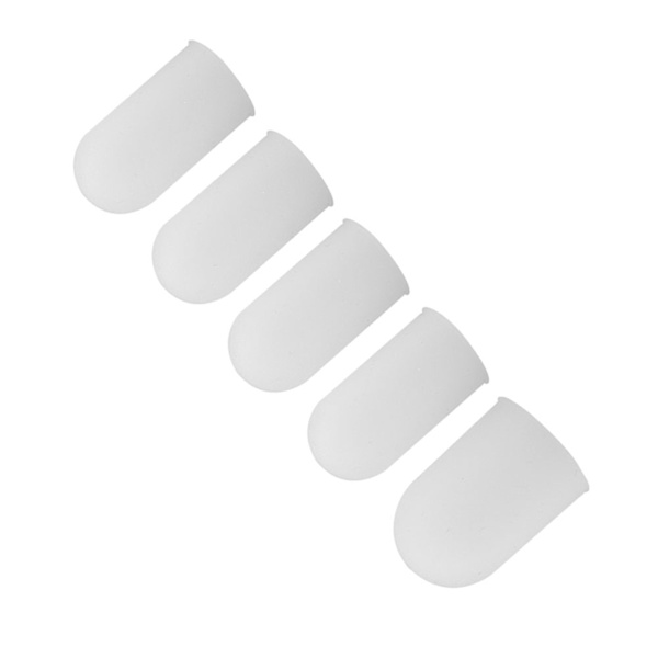5 st Silikon Fingerskydd Tummar Skydd Fingertoppshandskar för Värme Matlagning Bakning Grill B