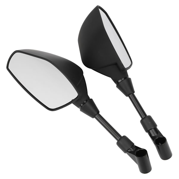 Par motorcykelbackspeglar Universal Bar End Glas Flexibel Styrfäste