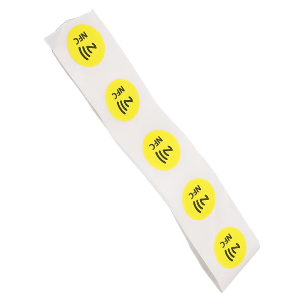 30 stk. NFC-tags NFC-klistermærker Kompatibel med TagMo og til Amiibo 504 bytes hukommelse Fuld programmerbar gul