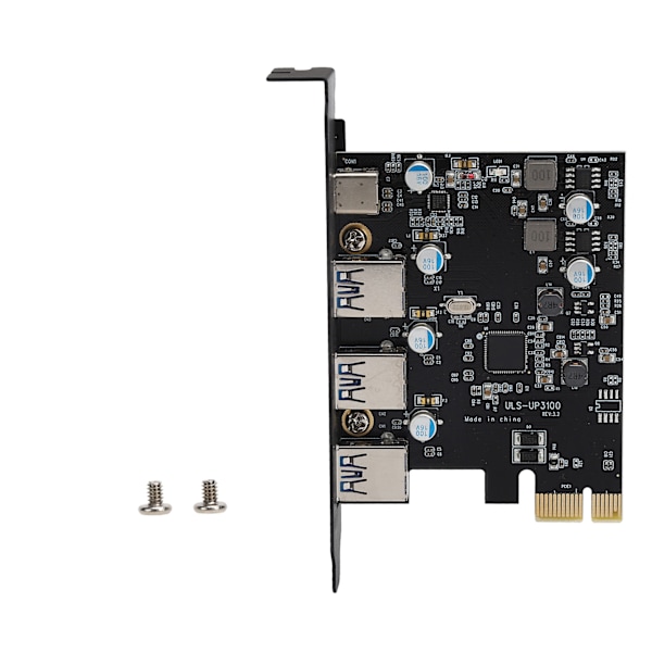 PCI-E-utvidelseskort til USB3.0 Type-C 5 Gbps Express-adapterkort med disk
