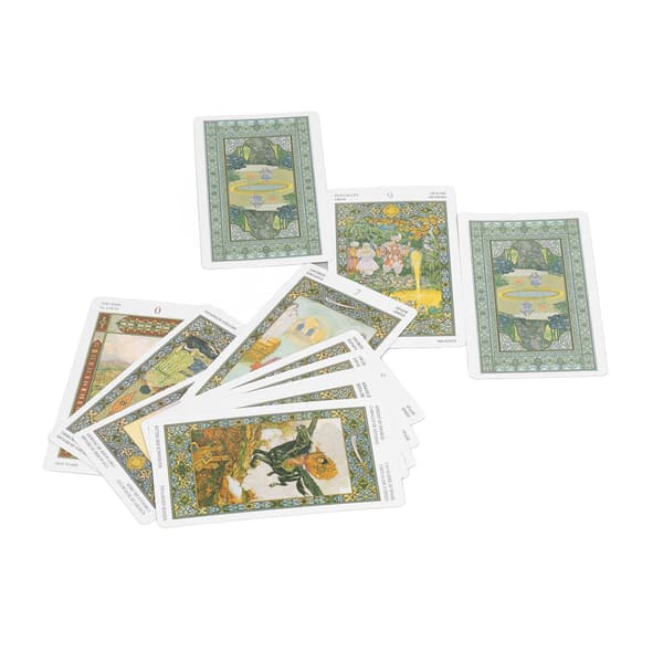 78 st klassiska tarotkort belagda papper spådomsdäck framtidsberättande spel för vuxna