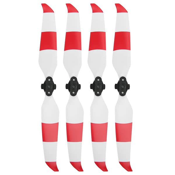 2 Par Propeller Lav Støy Rask Utgivelse Propeller Tilbehør Passer for Mavic AIR 2 Drone Rød Hvit