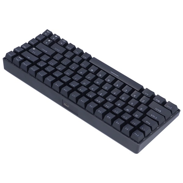 Gaming tastatur bærbar 84 taster TYPEC Keypads med baggrundsbelysningseffekter til pc-gamere bærbar computer arbejde