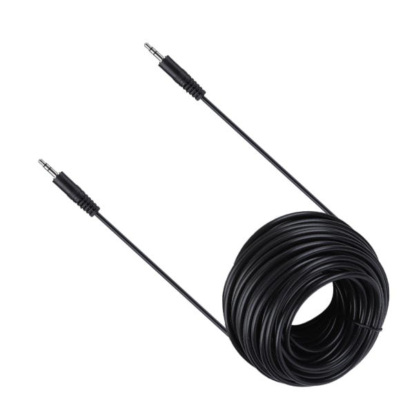 3,5 mm kobber hann til hann skjermet lydkabel for høyttalere Headset 20m
