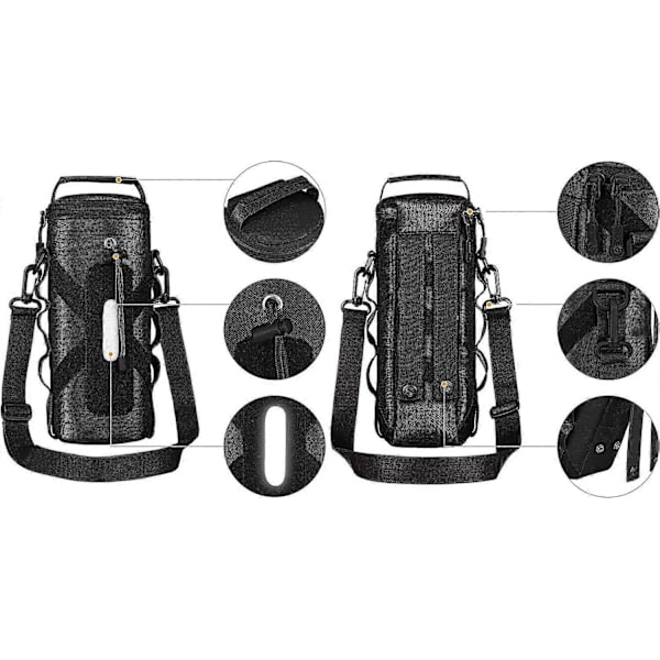 Vattentät vattenflaskväska 550ml/800ml/1000ml Militär Stil Taktisk Nylon Molle System Utomhus Vattenflaskhållare