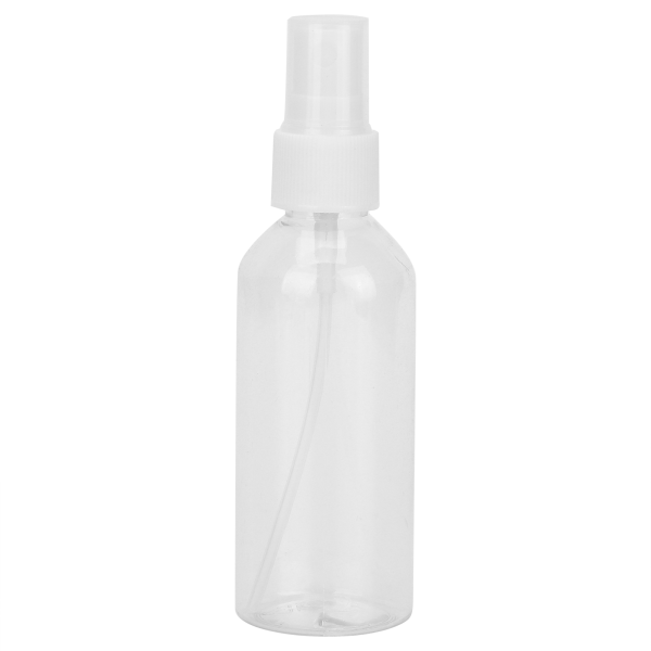 Mini tom reisesprayflaske gjennomsiktig etterfyllbar fin tåke kosmetisk sprayflaske 100 ml