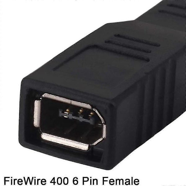 IEEE 1394 Typ A 400 6-Pin Hona Till 1394 Typ B 800 9-Pin Hane Dataöverföringsadapter Konverterare