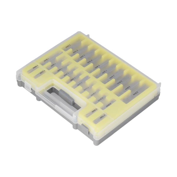 150 stk spiralborkroner Mini HSS Manuell erstatning av maskinvareverktøy 0,4 mm-3,2 mm med plastboks