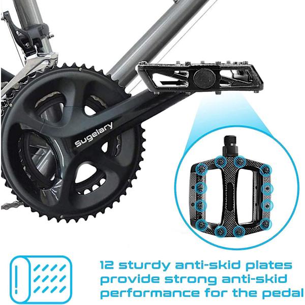 Holdbare skridsikre mountainbikepedaler med bred platform - Universal 9/16 cykeltilbehør