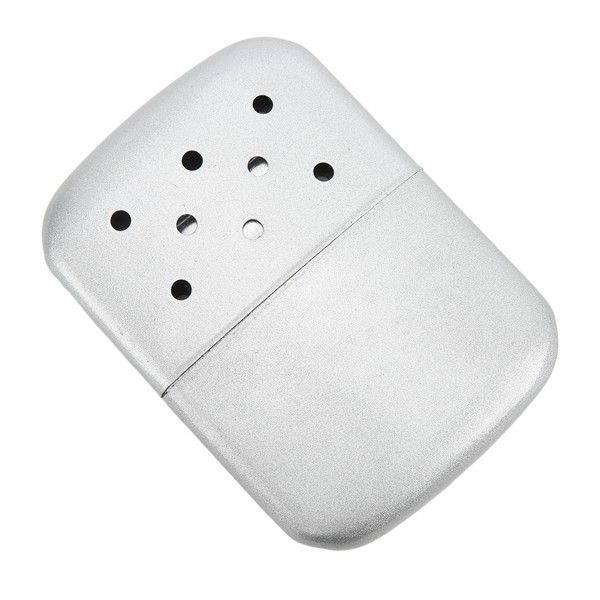 Bærbar brændstofhåndvarmer Mini genanvendelig lomme zinklegering dobbeltsidet varmevarmerDot håndvarmer