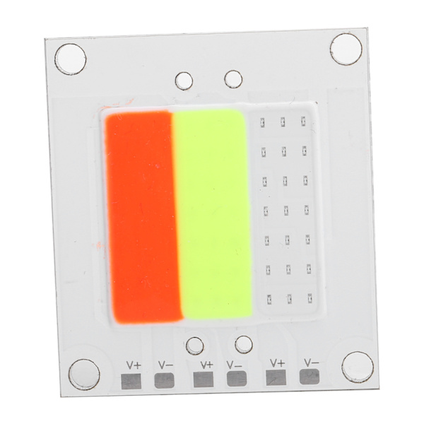 40X45mm 50W LED integrerad ljuskälla High Power COB Bulb Flood Light Röd Grön Blå