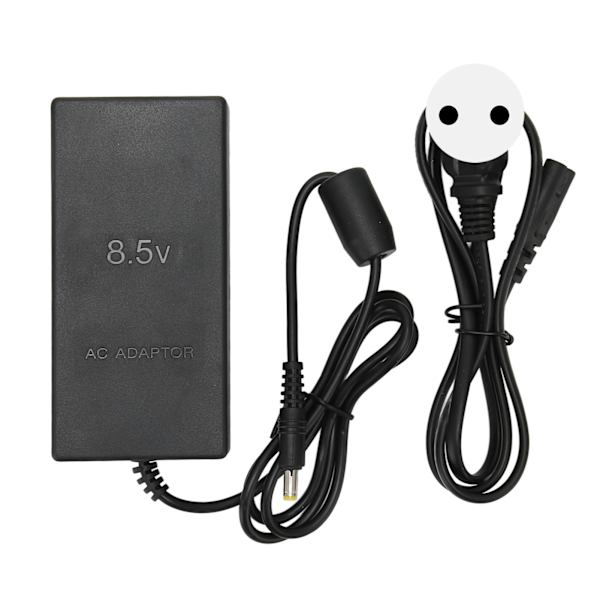 Power för PS2-byte Plug and Play AC-adapter Laddare Kabelsladd för PS2 Slim 70000 9000-konsol 100‑240V EU-kontakt