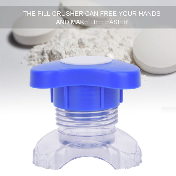 Pillkross ABS Plast Tablettkvarn Hushållsapotek Manuellt slipverktyg